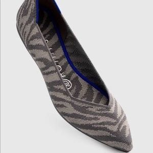 Gray Zebra Rothys - size 8